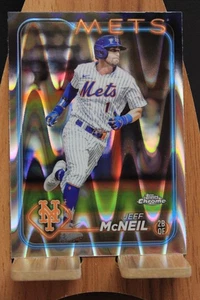 2024 Topps Chrome Jeff McNeil RayWave - Picture 1 of 2