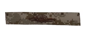 USN US Navy Expeditionary Warfare Specialist AOR1 Desert Digital Camo Patch - Picture 1 of 2