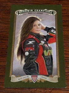 2012 UD GOODWIN CHAMPIONS MINI #98 MARYEVE DUFAULT RACING NASCAR LADY LUCK GREEN - Picture 1 of 1