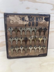 Scarce Early Model T Ford Switch Key Board Keys 51-74 - Picture 1 of 11