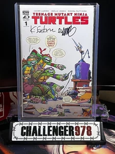 TMNT #1 RE Skottie Young + Eastman DOUBLE SIGNED w/ COA + Toploader - Picture 1 of 1