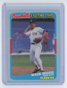 1989 Fleer Exciting Stars Wade Boggs Boston Red Sox #2