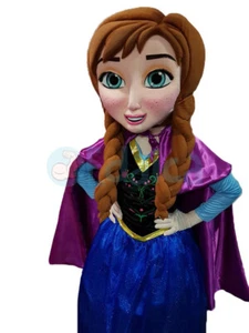 Mascotte DELUXE Principessa Anna di Frozen copia professionale completa adulti - Picture 1 of 5