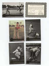 Red Schoendienst Cardinals 1995 Front Row All-Time Great 5-Card Set w/ Autograph