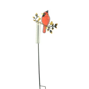 Rain Gauge Cardinal on Branch - Picture 1 of 1