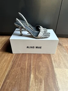 Near New Alias Mae Emerson Slingback Kitten Heel Sandals RRP 220 AU 7.5/ EU 38 - Picture 1 of 17