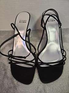 Zapatos de salón Stuart Weitzman para mujer negros con cordones talla 8,5 - Imagen 1 de 9