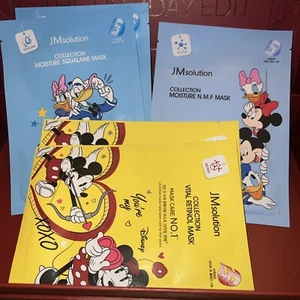 JM SOLUTION x DISNEY Collection Vital Retinol, Moisture Squalane, N.M.F Mask 5pc - Picture 1 of 4