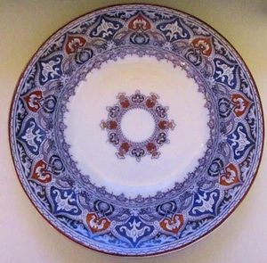 Antique Francis Morley & Co. "Chantilly" Staffordshire Rimmed Soup Bowl 10.75" - Picture 1 of 3