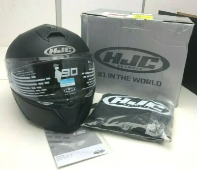 HJC i90 Semi Flat Black XL DOT/ECE R 22.05 Motorcycle FlipUp Riding/tour Helmet  - Image 1 of 4