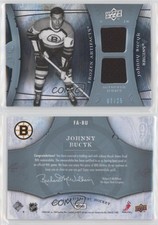 2009-10 Upper Deck Artifacts Frozen Artifacts Blue /25 Johnny Bucyk #FA-BU HOF