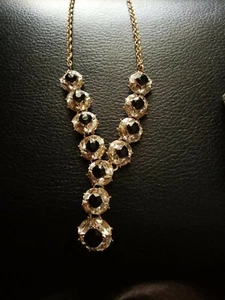 Charter Club Crystal & Stone Lariat 17in With 3in Extender - Picture 1 of 3