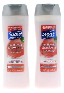 2 Pk. Suave Essentials Sun-Ripened Strawberry Conditioner,15 Fl Oz (Pack of 2) - Picture 1 of 1