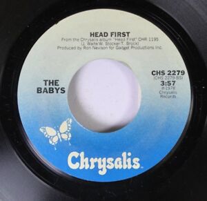 Rock 45 The Baby'S - Head First / Every Time I Think Of You On Chrysalis