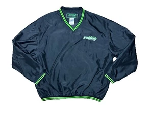 Vintage 90s Arctic Cat Pullover Windbreaker Size 2XL Embroidered Snowmobile Ski - Picture 1 of 6