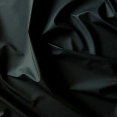 PUL PU LAMINATED WATERPROOF FABRIC AIO ALLINONE DIAPER COVER NON TOXIC BLACK 54" - Image 1 of 2