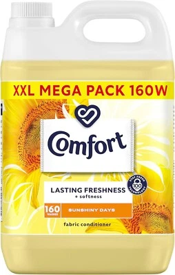 Comfort Sunshiny Days Fabric Conditioner + fragrance* 160 wash 4800ml, Pack Of 1 - Image 1 of 4