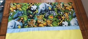 DSCHUNGELTIERE BAUMWOLLE KINDER KISSENBEZUG STANDARDGRÖSSE - Bild 1 von 5