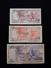 *SCARCE* MALAWI 1 (1992) + 5 (1990) + 50 (1994) KWACHA Banknotes - Circulated