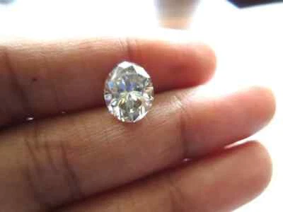 6.32 Caret OVAL Cut  IGI Certified Lab Grown CVD Diamond G Color SI1 Clarity - Image 1 of 4