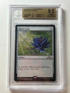 Black Lotus - 30th Anniversary Edition MtG Magic - Quad 9.5 +10 Centering Graded