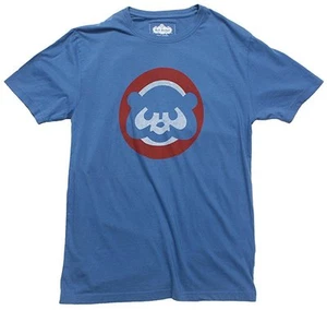 Chicago Cubs Retro Cubbie-Bear Logo T-Shirt by Red Jacket - Picture 1 of 1