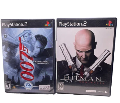 007 Everything or Nothing Playstation 2 PS2 And Hit man Video Games - Image 1 of 4