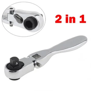 Mini llave de trinquete 2 en 1 destornillador 72 dientes enchufe lote cabezal llave rápida - Imagen 1 de 16