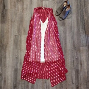 *NWT* LulaRoe Elegant Joy - Red with Silver and Gold - XSmall - Picture 1 of 5