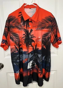 Ole Miss Rebels Football Men’s Hawaiian Shirt Size XL Short Sleeve Button Down - Picture 1 of 2