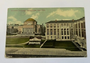 1910 Columbia University and Grounds New York Post Card Franklin One Cent Stamp - Picture 1 of 4