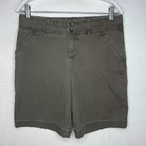 Bermuda donna Sonoma Lifestyle corto da passeggio originale taglia 6 verde chino - Foto 1 di 9