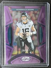 2023 CERTIFIED MIRROR PURPLE #70 TREVOR LAWRENCE 10/10