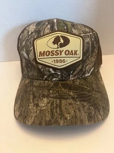 New Mossy Oak 1986 Men's Camo Adjustable Baseball Trucker Hat - Picture 1 of 3