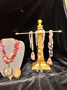Lot of Twelve Beaded High End Fashion Necklaces Mixed Materials and Colors - Picture 1 of 4