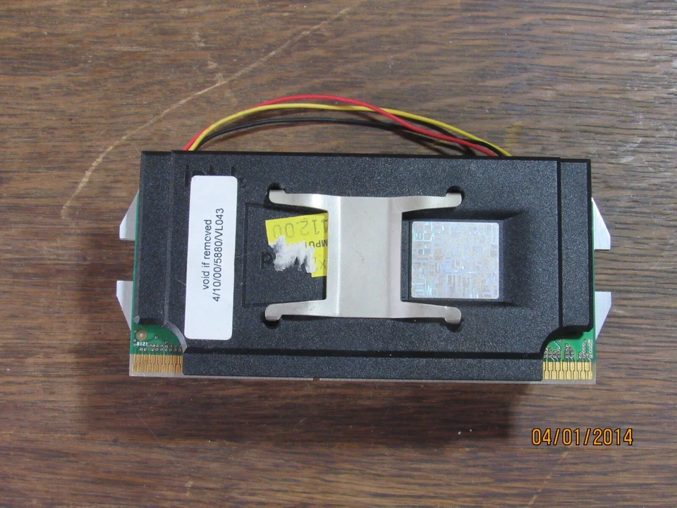 Disipador térmico Intel Pentium 3 SL35E RANURA 500/512/100 2.0V S1 98 Foto 1 de 4