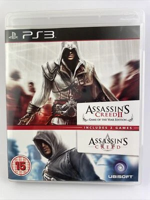 Assassin's Creed + II Game Of The Year Edition Double Pack PS3 * COMPLETE * RARE - Image 1 of 4