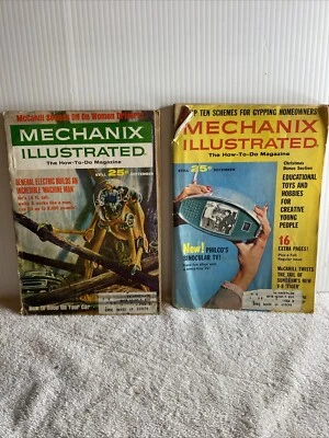 Mechanix Illustrated September December 1964 Magazine MACHINE MAN Foto 1 de 4