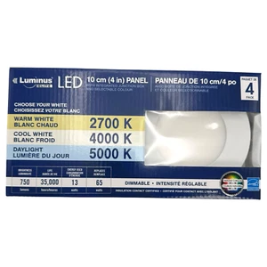 Luminus 4 Dimmable LED Panel Ceiling Lights 13W Variable White Easy Install - Bild 1 von 10