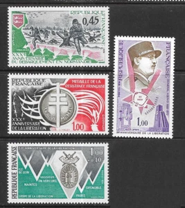 France 1974 30th Anniversary of Liberation set vf MINT never hinged SG 2048-2051 - Picture 1 of 1