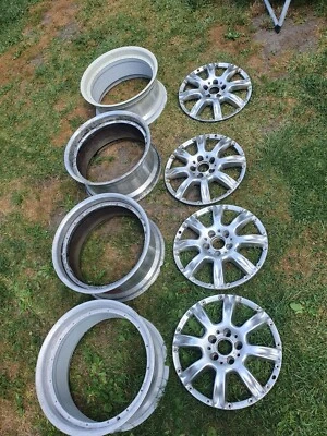 4 stück BBS RW II 8.5Jx18 5x112 et32  brilliantsilber BBS RW504 Alufelgen  - Bild 1 von 4