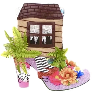 Size 7…….IRREGULAR CHOICE ……“Don’t Burst My Bubble” Wizard Of Oz Boots.New w/Box - Picture 1 of 14