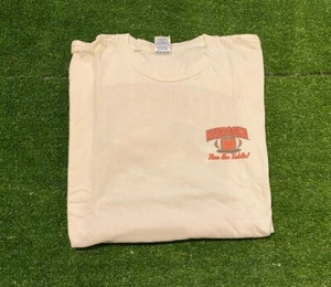 Vintage Nebraskas Cornhuskers shirt mens XXL white Y2K college football 11 - Picture 1 of 13