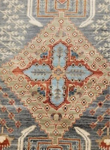 Peshawar chobi Oriental Area rug hall way runner  2.6 X 9.6 Oushak Brown knotted - Picture 1 of 4