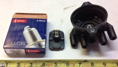 D5TUKIT Yale Tune Up Kit fits Mazda D5 Engine Distributor Cap Rotor Spark Plugs