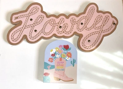 Ballerina Cork Board Back to School Memo Note Girls Wall Decor Music Dance Wood - Image 1 of 4