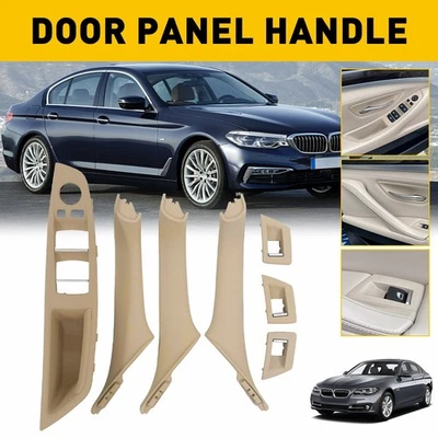 Cubierta interior de moldura de manija de panel de puerta para BMW 520i 528i 535i E 2010-2016 Foto 1 de 4