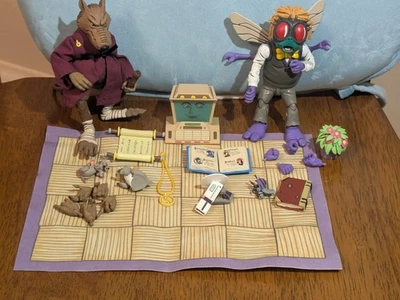 SPLINTER VS BAXTER TMNT 2 PACK NECA TARGET EXCLUSIVE Near Complete See Pictures - Image 1 of 4