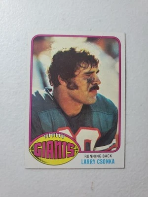 1976 Topps Football #437 Larry Csonka (New York Giants) - Image 1 of 2