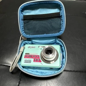 Sanyo VPC E890 8.0MP Digitalkamera - Hellblau - ungeprüfte Kamera Akku Tasche - Bild 1 von 6
